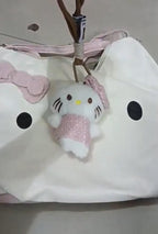 Cute 2 in 1 Kitty Bag with Plush Doll
